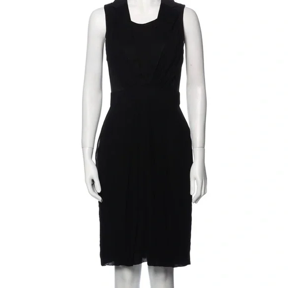 NWT Viktor & Rolf Black Sleeveless Silk Dress! - Picture 8 of 12